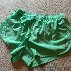 Mint green Nike shorts